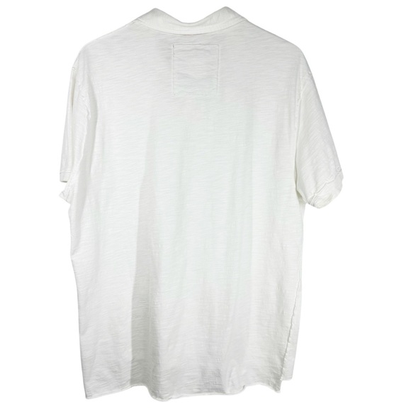 CREMIEUX Men's Large Lightweight Slub Cotton Collared Short Sleeve Polo shirt - Picture 4 of 6